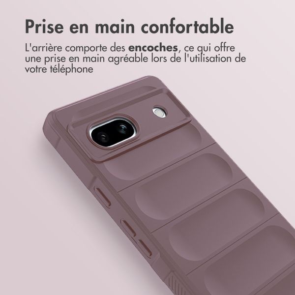 imoshion Coque arrière EasyGrip Google Pixel 7a - Violet