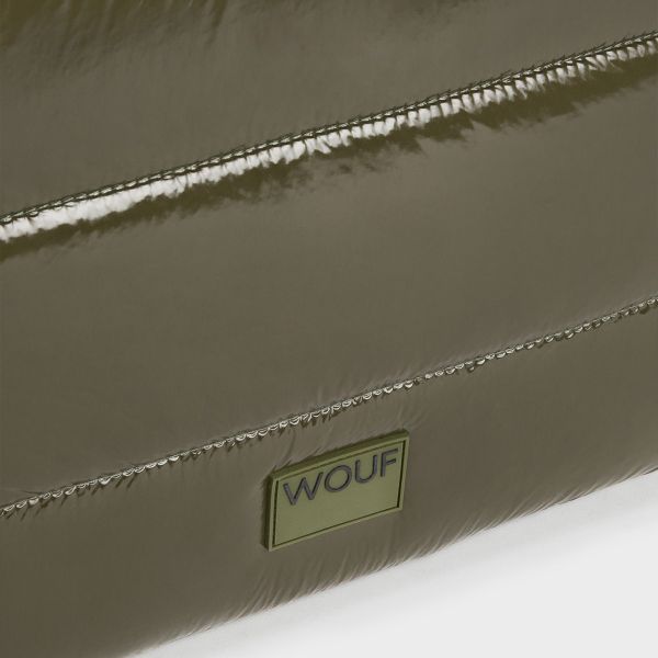 Wouf Quilted Pochette ordinateur 13-14 pouces - Cypress Glossy