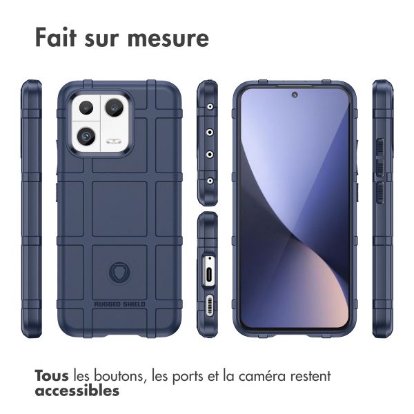 imoshion Coque Rugged Shield Xiaomi 13 - Bleu foncé