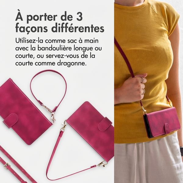 imoshion Etui de télephone portefeuille avec cordon Apple iPhone 17e / 16e - Rouge