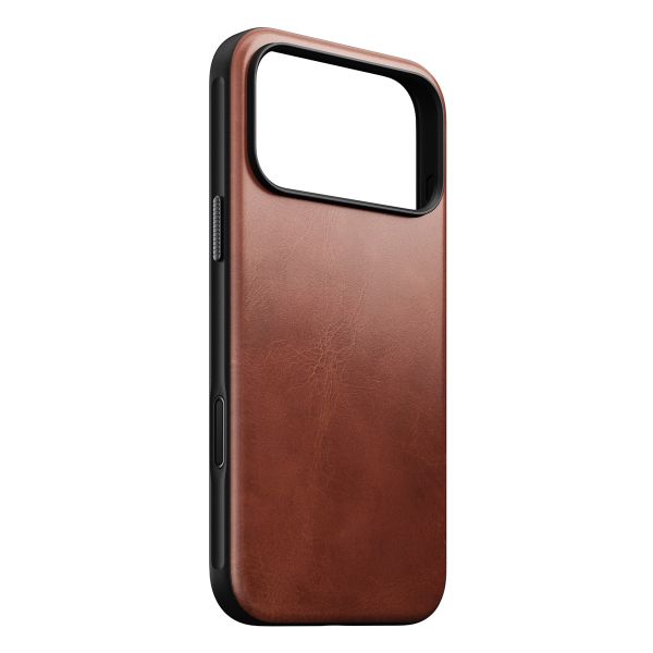 Nomad Coque Modern Horween Leather Apple iPhone 17 Pro Max - Olde Dublin