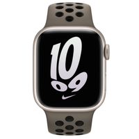 Apple Bracelet Nike Sport Apple Watch Series 1 t/m 9 / SE (38/40/41 mm) | Series 10 / 11 (42 mm) - Olive Grey / Black