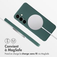 imoshion Coque Couleur avec MagSafe Samsung Galaxy S24 FE - Vert foncé