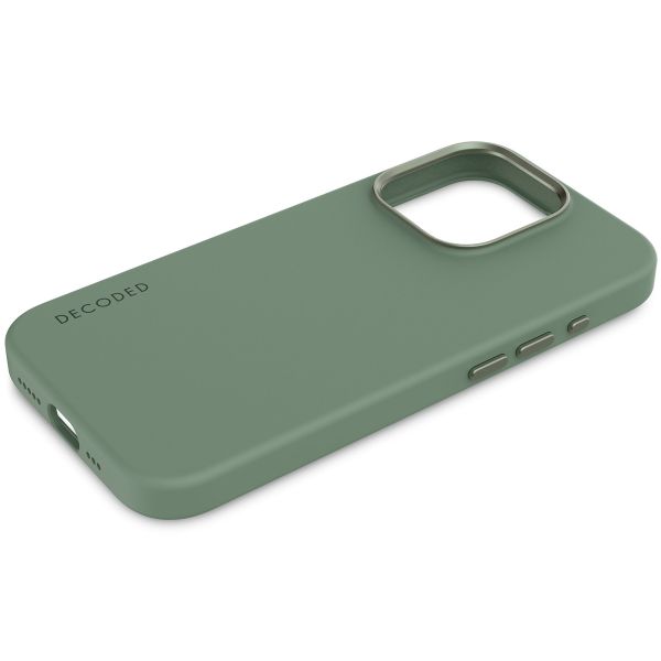 Decoded Coque en silicone MagSafe iPhone 15 Pro Max - Vert