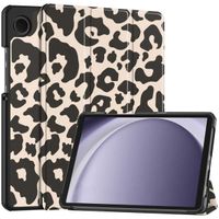 imoshion Coque tablette Design Trifold Samsung Galaxy Tab A11 / A9 8.7 pouces - Leopard