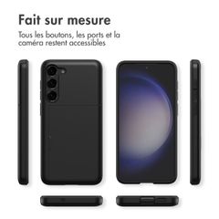 imoshion Coque arrière avec porte-cartes Samsung Galaxy S23 Plus - Noir