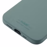 Holdit Coque Silicone Apple iPhone 12 (Pro) - Moss Green