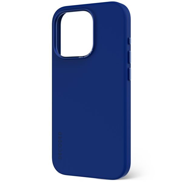 Decoded Coque en silicone MagSafe iPhone 15 Pro Max - Bleu foncé