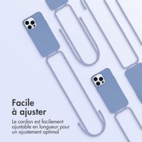 imoshion Coque de couleur avec cordon amovible iPhone 14 Pro Max - Bleu