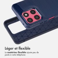 imoshion Coque Brushed Motorola Moto G57 Power - Bleu foncé