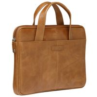 dbramante1928 Sac ordinateur 14 pouces Silkeborg - Cuir véritable - Golden Tan