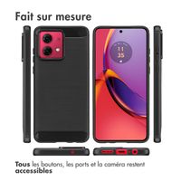 imoshion Coque Brushed Motorola Moto G84 - Noir