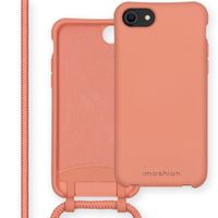 imoshion Coque de couleur avec cordon amovible Apple iPhone SE (2022 / 2020) / 8 / 7 - Peach