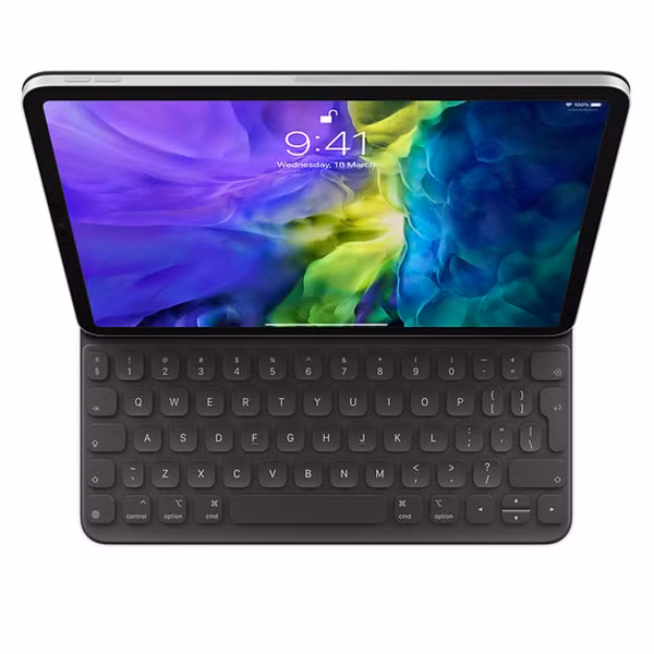 Apple Smart Folio Keyboard Apple iPad Air 11 pouces (2025) M3 / (2024) M2 / iPad Pro 11 (2020/2021/2022) / Air 5 (2022) / Air 4 (2020) - QWERTY - Noir