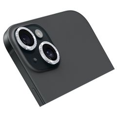 Holdit Protection Caméra Paillettes Apple iPhone 15 / 15 Plus - Silver