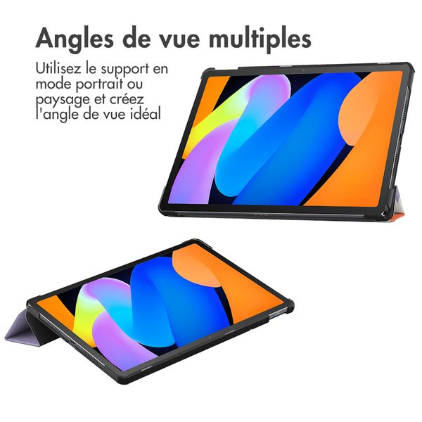 imoshion Coque tablette Design Trifold Lenovo Idea Tab - Flower Distance