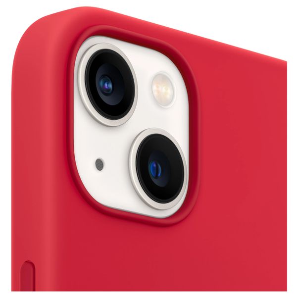 Apple Coque en silicone MagSafe Apple iPhone 13 Mini - (Product) Red