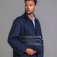 dbramante1928 Skagen Pro+ Sleeve - Pochette ordinateur 13 pouces - Cuir véritable - MacBook Pro 13 pouces / Air 13 pouces - Black