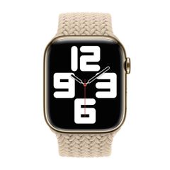 Apple Bracelet Solo tressé Apple Watch | 44/45/46/49 mm - Taille 11 - Beige