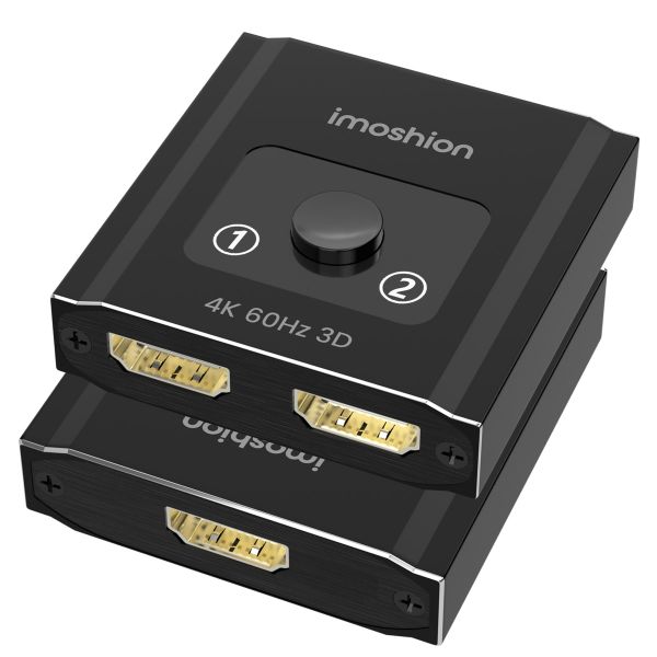 imoshion HDMI switch - 2-en-1 sortie / 1-en-2 sortie - 4K 60Hz 3D