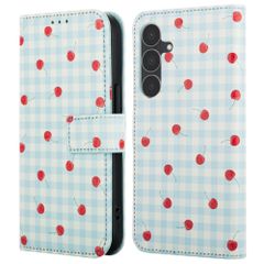 imoshion Étui de télephone portefeuille Design Samsung Galaxy S25 FE - Cherry Check