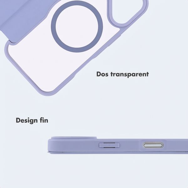 imoshion Bookcase transparente avec MagSafe Apple iPhone 17 - Lilas