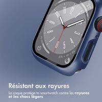 imoshion Coque rigide à couverture complète Apple Watch 4 / 5 / 6 / SE - 44 mm - Bleu foncé