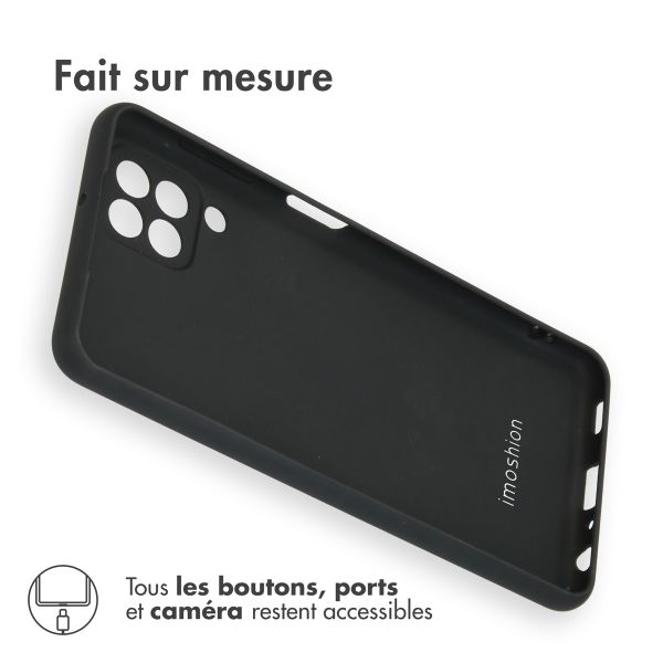 imoshion Coque Couleur Samsung Galaxy M22 - Noir