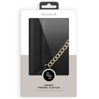 Selencia Serpent Clutch amovible Tierra Galaxy A72 - Noir