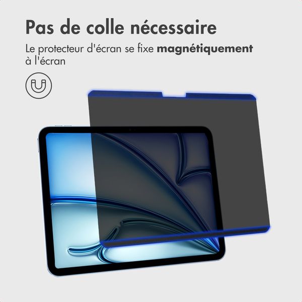 Accezz Protecteur d’écran de confidentialité magnétique Apple iPad Air 13 pouces (2025) M3 / (2024) M2