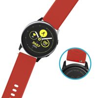 imoshion Bracelet silicone Samsung Galaxy Watch 4 / 5 / 6 / 7 / FE (20 mm) - Rouge