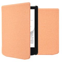 imoshion Étui de liseuse portefeuille Canvas Sleepcover Pocketbook Verse / Verse Pro / Verse Pro Color / Vivlio Light / Light HD - Peach