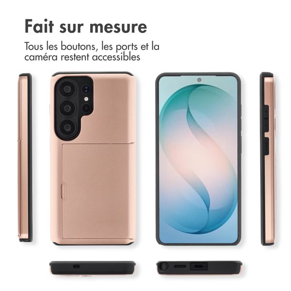imoshion Coque arrière avec porte-cartes Samsung Galaxy S26 Ultra - Rose Gold