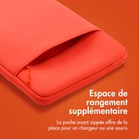 imoshion Pochette ordinateur avec compartiment 15-16 pouces - Apricot Crush Orange