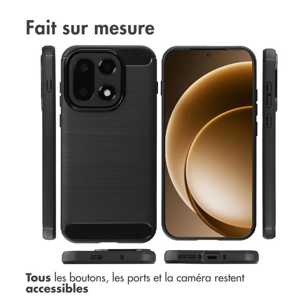 imoshion Coque Brushed OnePlus 15 - Noir