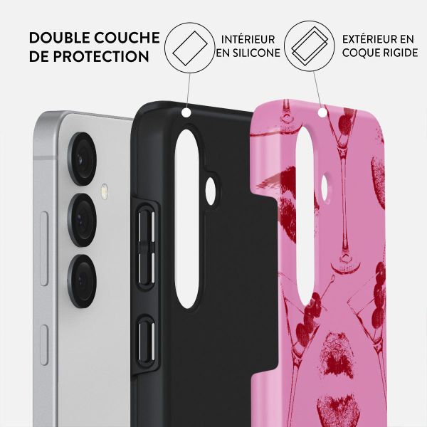 Burga Coque arrière Tough Samsung Galaxy S25 - Call me