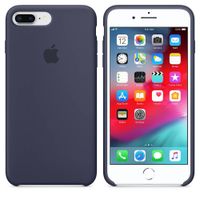 Apple Coque en silicone Apple iPhone 8 Plus / 7 Plus - Midnight Blue