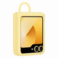 Samsung Original Coque en silicone Ring Samsung Galaxy Z Flip 6 / Flip 7 FE - Yellow