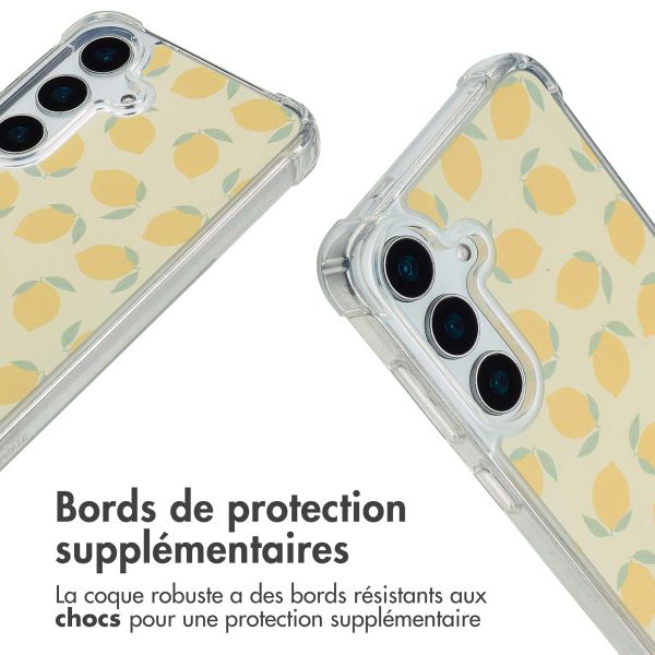 imoshion Coque Design avec cordon Samsung Galaxy S25 - Citrus Dream