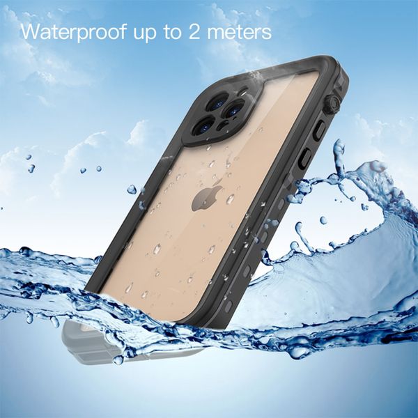 Redpepper Coque imperméable Dot Plus Apple iPhone 12 Pro - Noir
