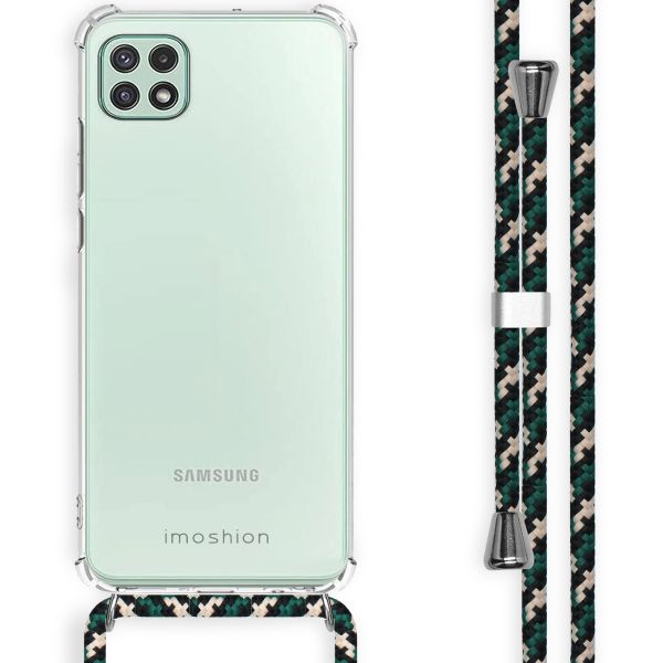 imoshion Coque avec dragonne Samsung Galaxy A22 (5G) - Green Multi Color