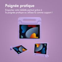 imoshion Coque kidsproof avec poignée Apple iPad 9 (2021) 10.2 pouces / iPad 8 (2020) 10.2 pouces / iPad 7 (2019) 10.2 pouces - Lila