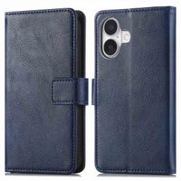 imoshion Étui de téléphone portefeuille Luxe iPhone 16 Plus - Bleu foncé