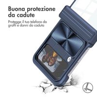 imoshion Coque arrière Camslider Samsung Galaxy Z Flip 4 - Bleu foncé