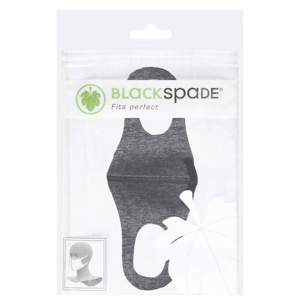 Blackspade 25 pack - Masque lavable unisexe adulte - Coton réutilisable et extensible - Gris