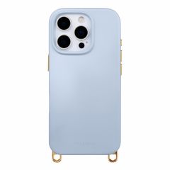 Selencia Coque arrière Rivièra avec MagSafe avec crochets amovibles Apple iPhone 16 Pro - Powder Blue