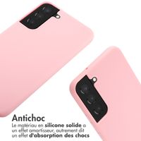 imoshion Coque en silicone avec cordon Samsung Galaxy S22 Plus - Rose