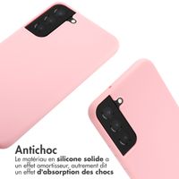 imoshion ﻿Coque en silicone avec cordon Samsung Galaxy S22 Plus - Rose