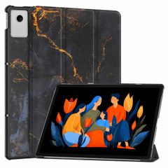 imoshion Coque tablette Design Trifold Lenovo Idea Tab Plus - Black Marble