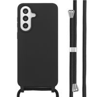 imoshion Coque en silicone avec cordon Samsung Galaxy A57 (5G) - Noir